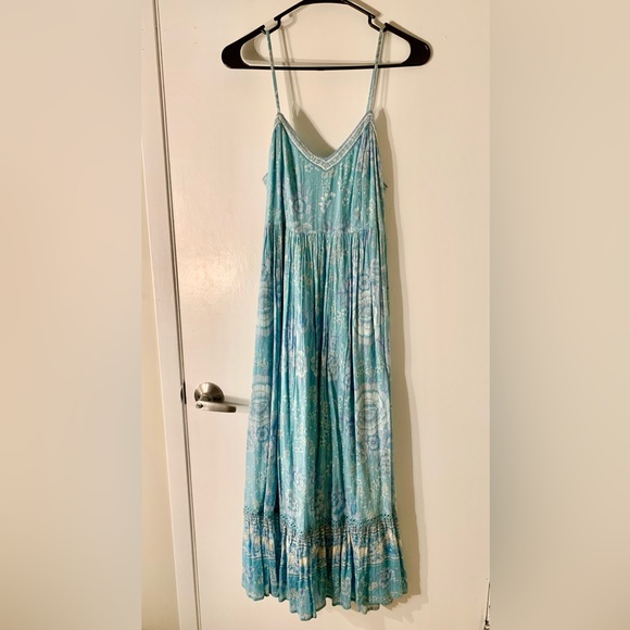 🦋Spell x Revolve turquoise Mystic strappy🦋 - Picture 3 of 7